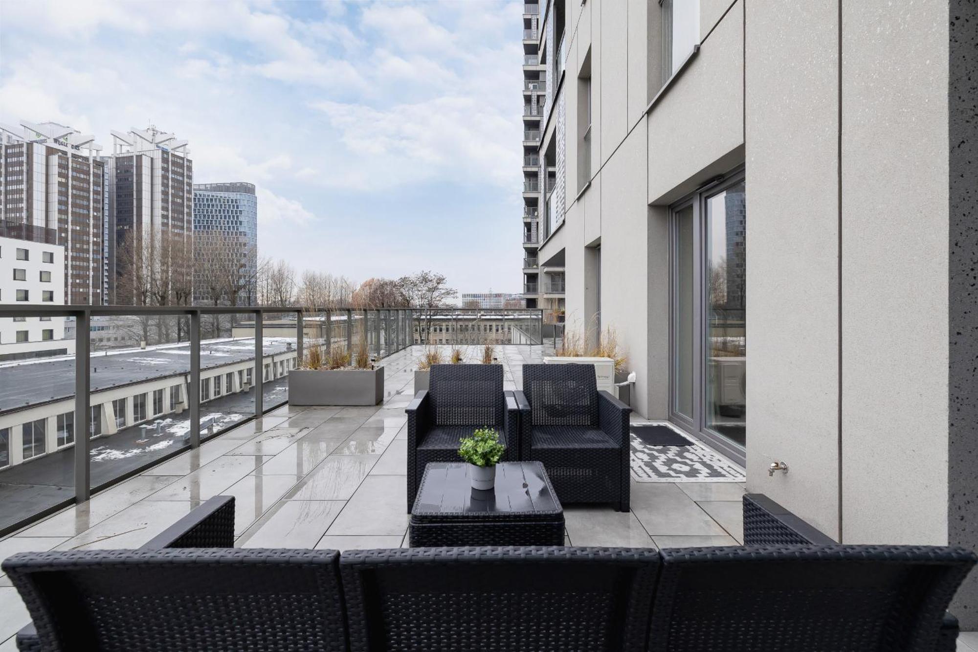 Exclusive Apartment In Katowice With Balcony, Parking, Gym And Sauna By Noclegi Renters Dış mekan fotoğraf